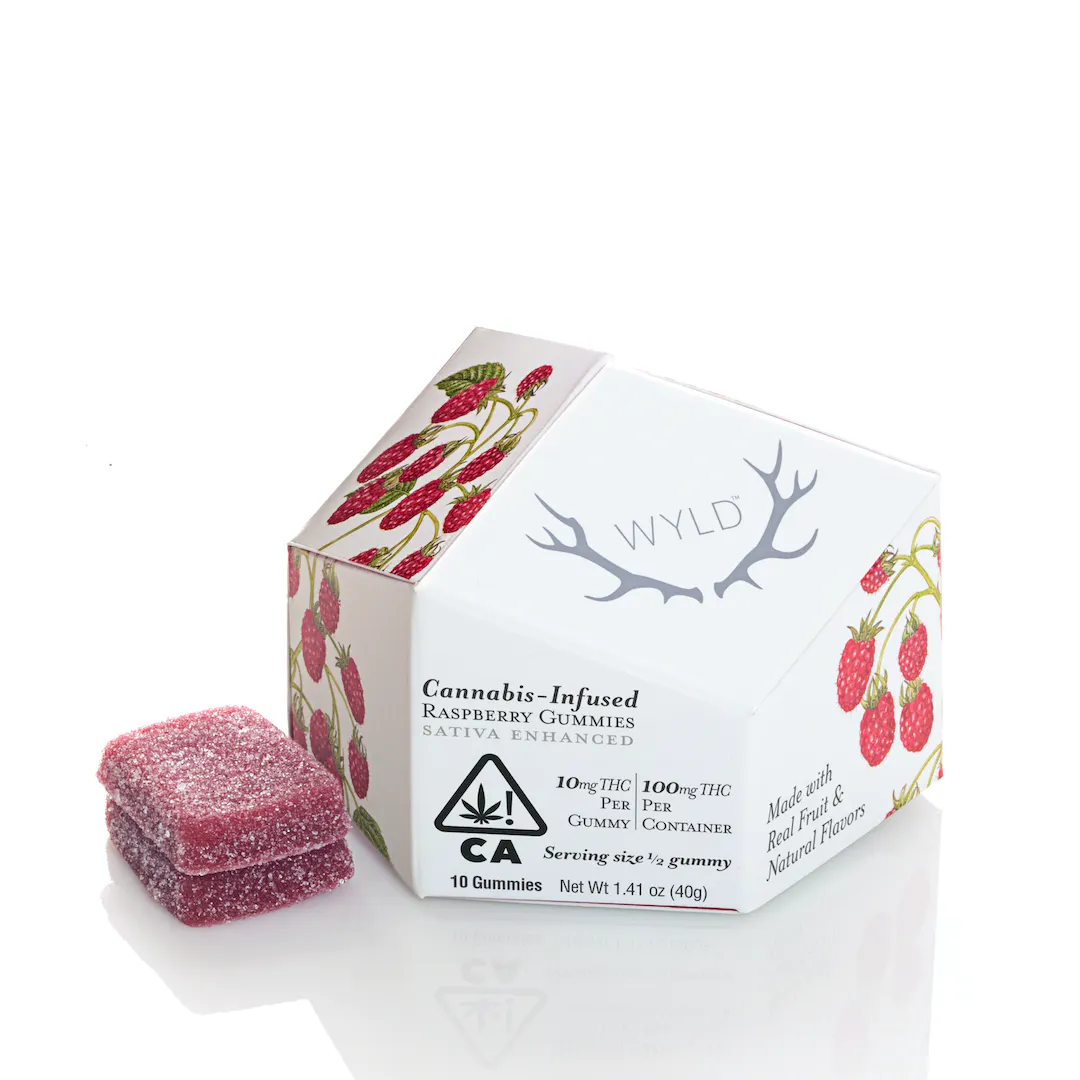 WYLD Raspberry Gummies
